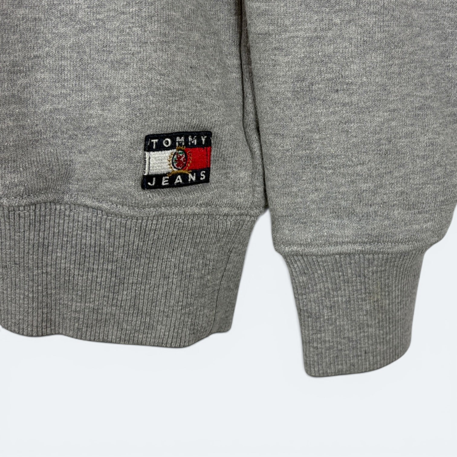Tommy Jeans Vintage Sweater Big Logo Grau L - Vinverse