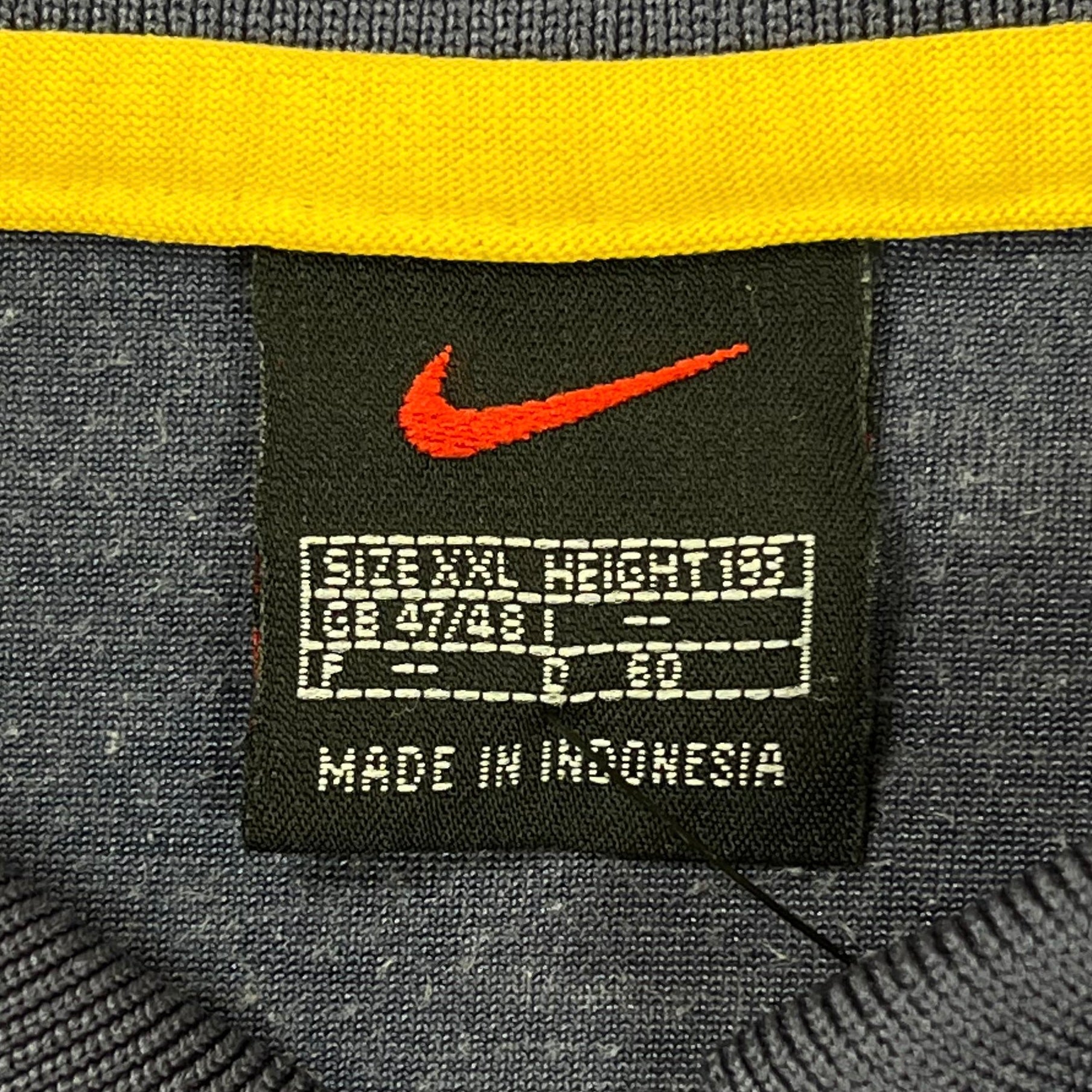 Nike Vintage Polo 90s Blau XXL - Vinverse