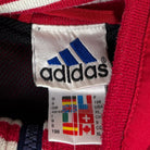 Adidas Vintage Trainingsjacke 90s Rot Blau XL (FLECK???) - Vinverse