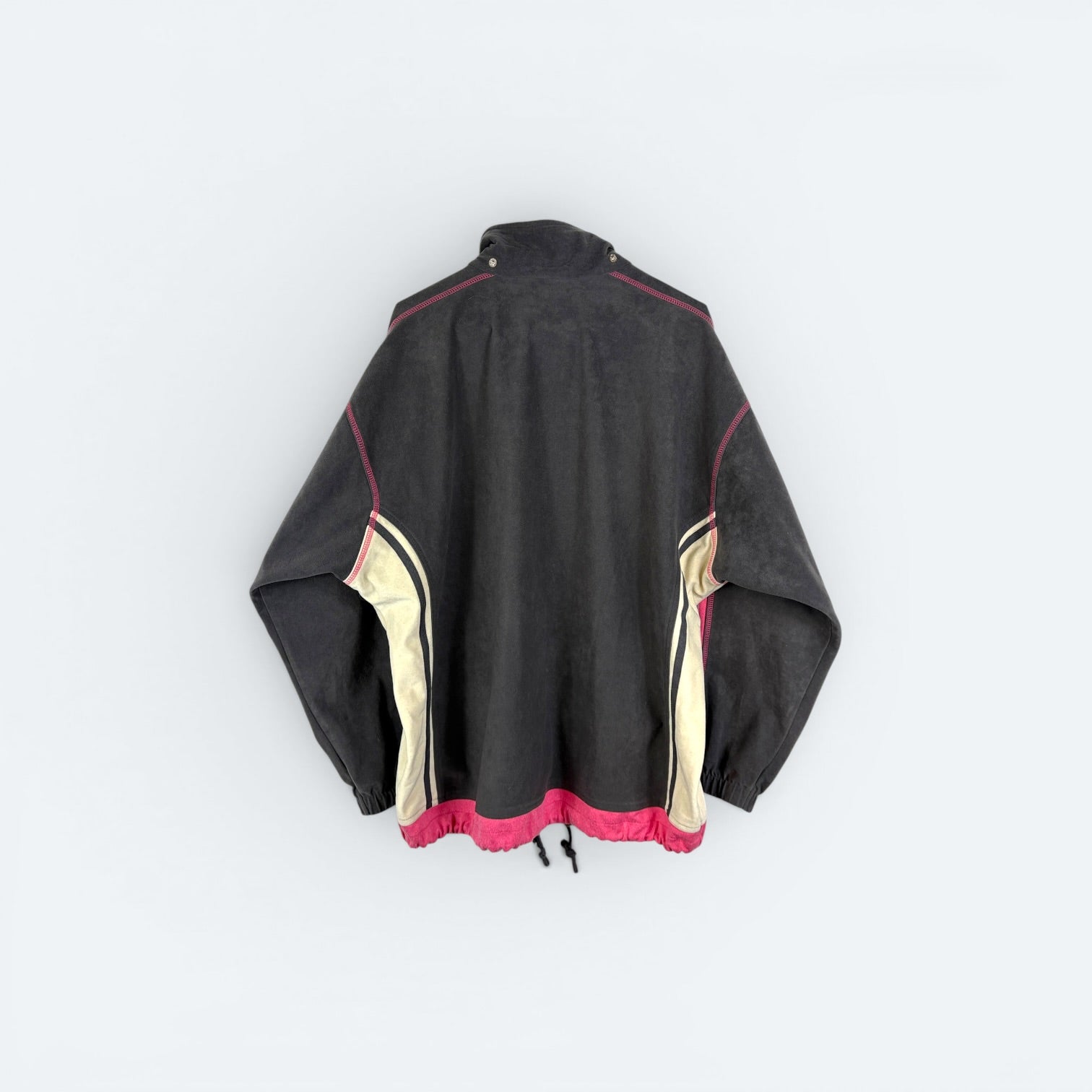 Diadora Vintage Samt Trainingsjacke 90s Grau M - Vinverse