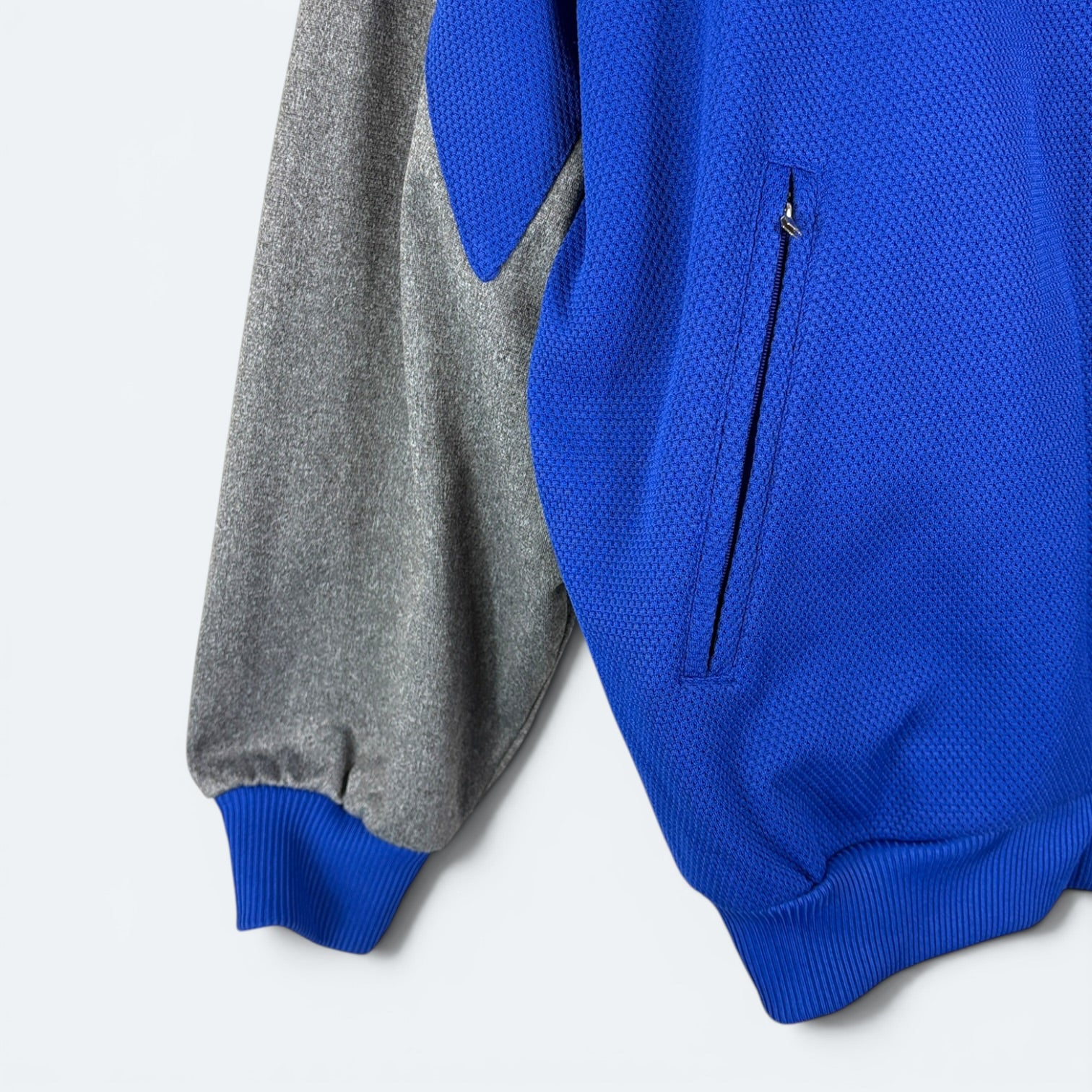Adidas Vintage Trainingsjacke 90s Blau Grau M - Vinverse