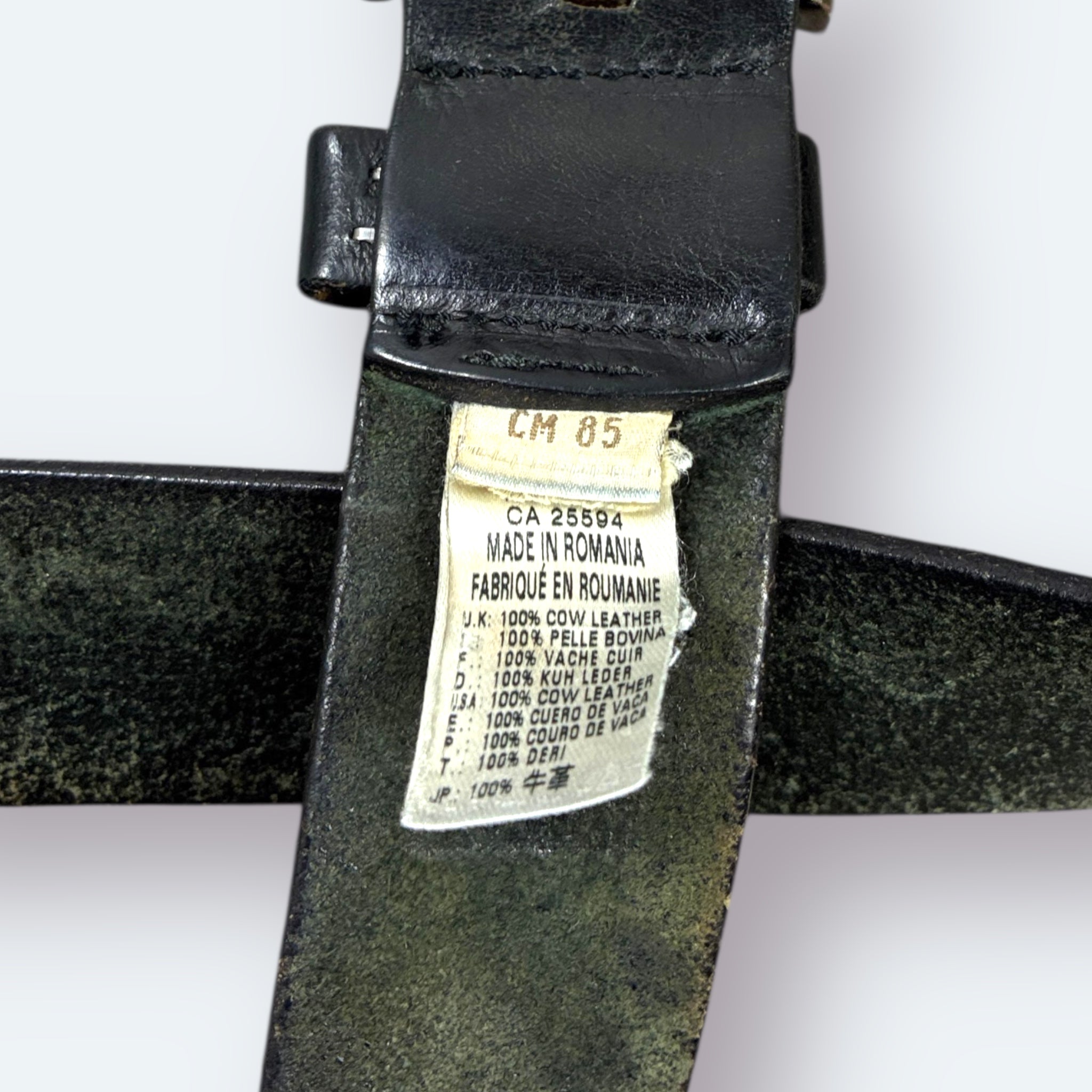 Diesel Vintage Gürtel Schwarz 85 - Vinverse