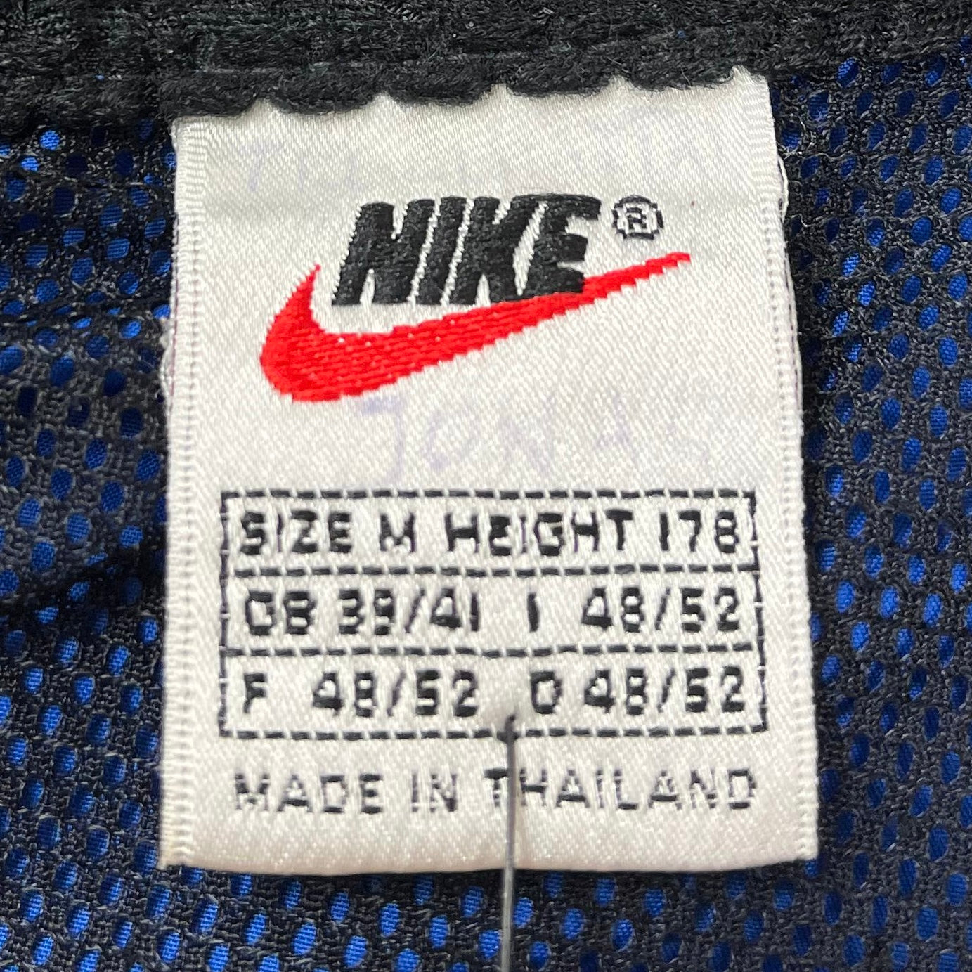 Nike Vintage Trainingsjacke 90s Blau M - Vinverse