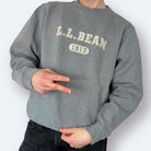 L.L. Bean Vintage Sweater Grau M - Vinverse