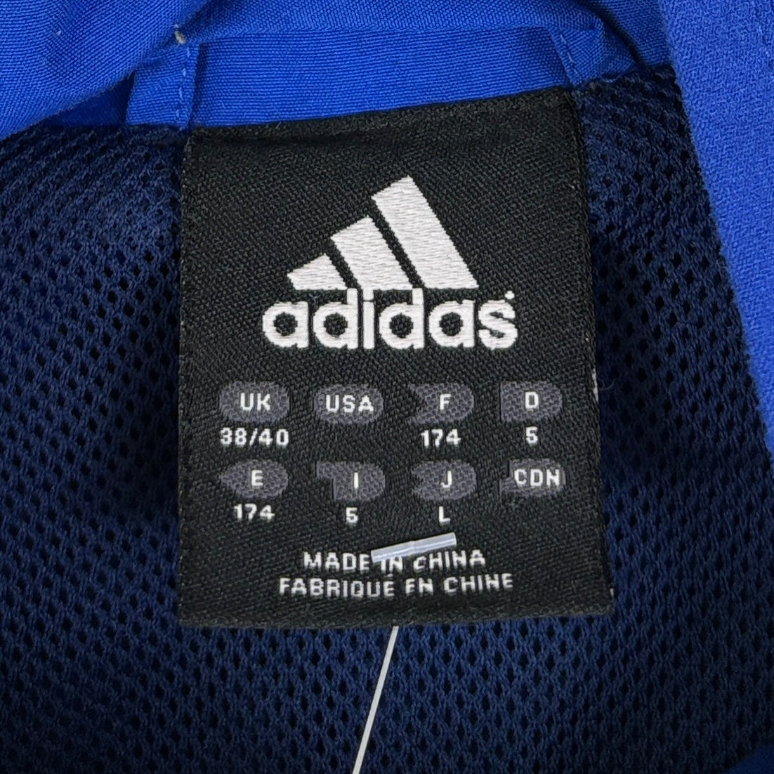 adidas Vintage Trainingsjacke Blau L - Vinverse