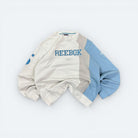 Reebok Sweater 2000s Big Logo Weiß Blau L - Vinverse