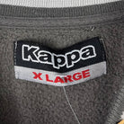 Kappa 90s Vintage Big Logo Sweater Braun XL - Vinverse