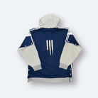 Adidas Vintage Trainingsjacke Blau Grau M (???) - Vinverse