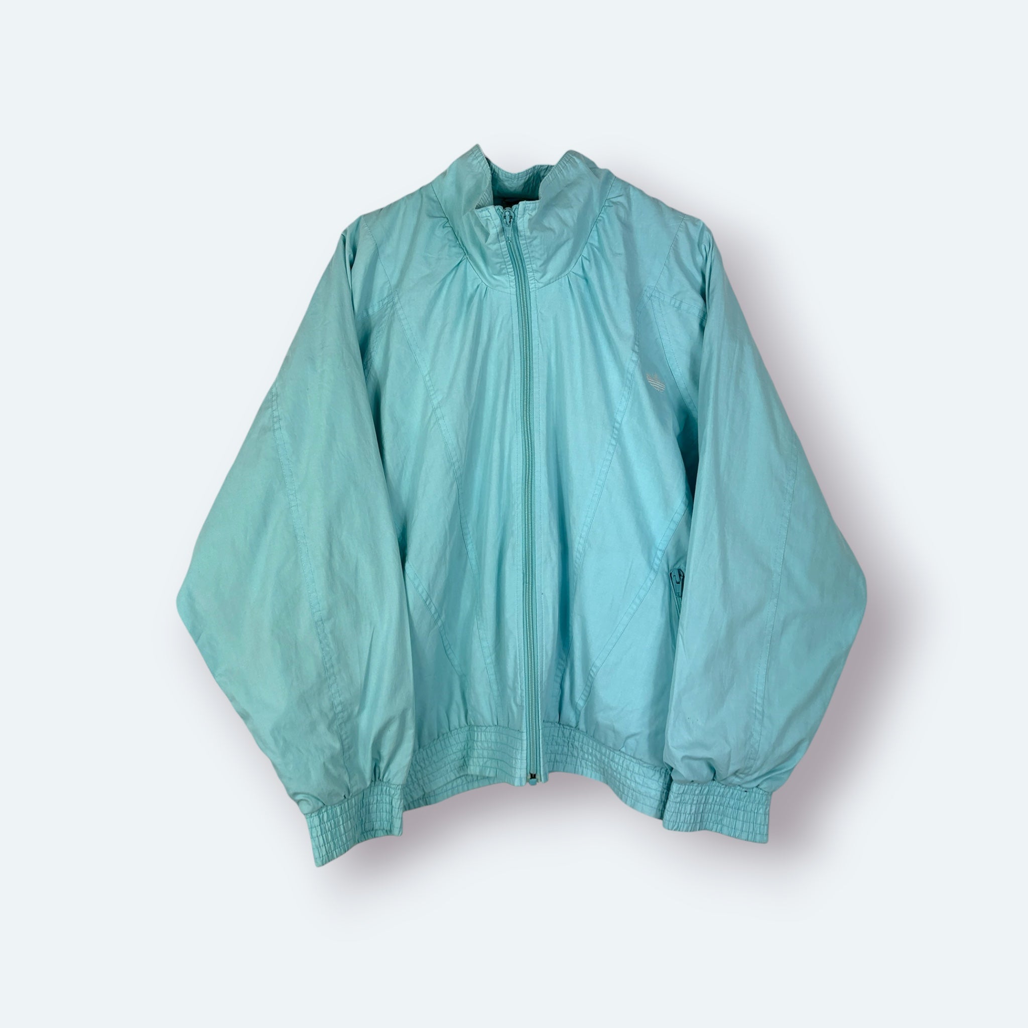 Adidas Vintage Trainingsjacke Blau L - Vinverse