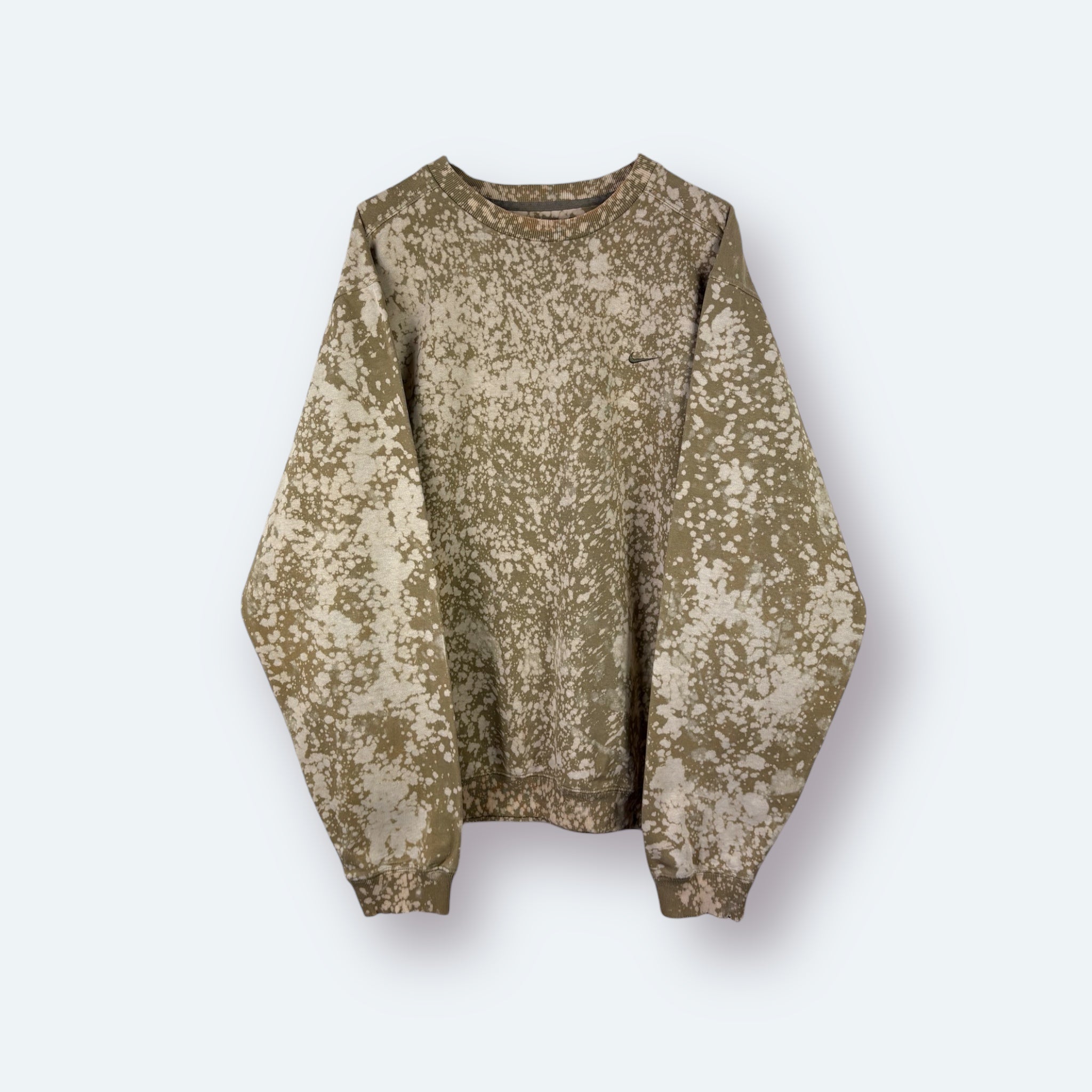 Nike 2000s Y2K Re:Bleach Sweater Distressed M - Vinverse