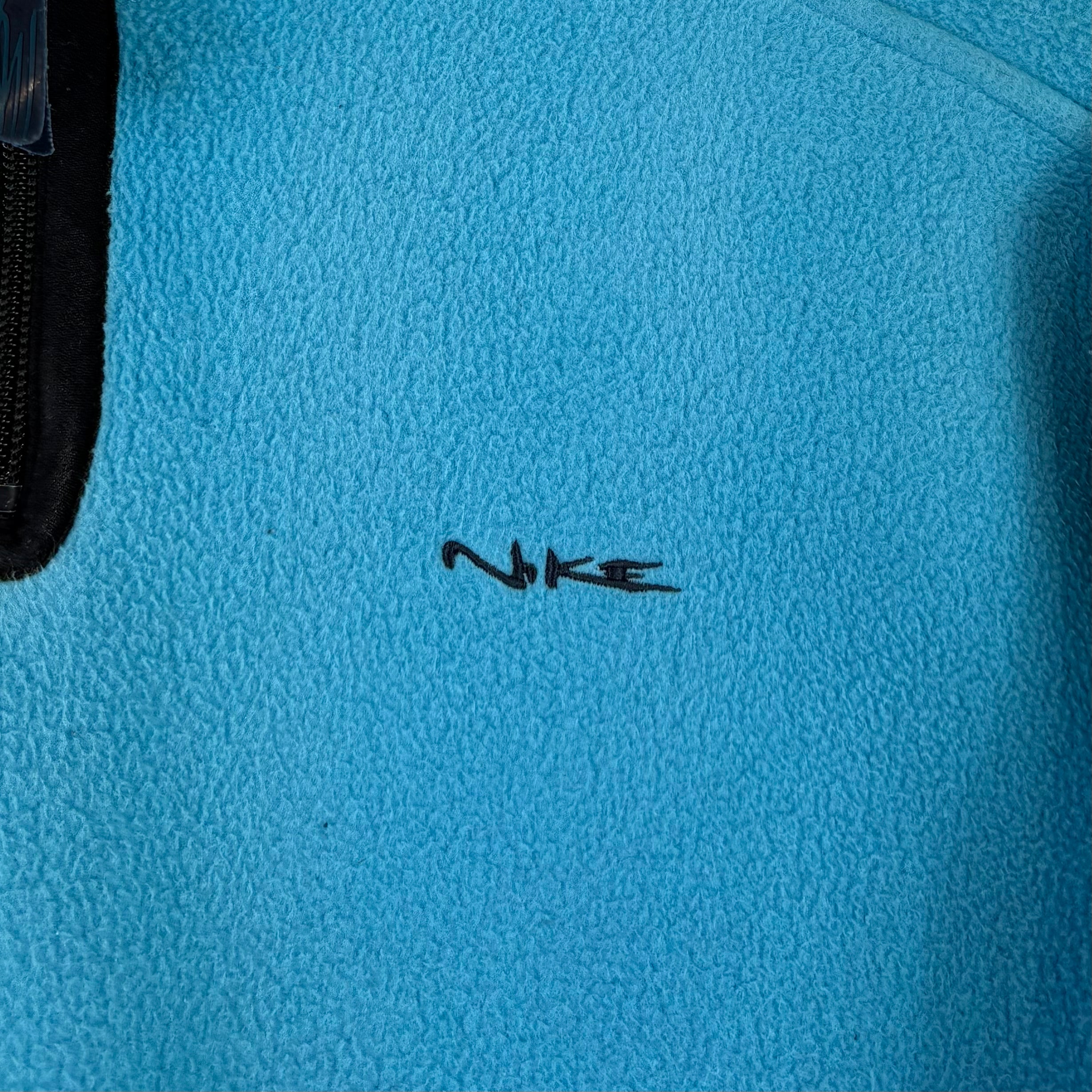 Nike 2000s Fleece Pullover Blau XS - Vinverse
