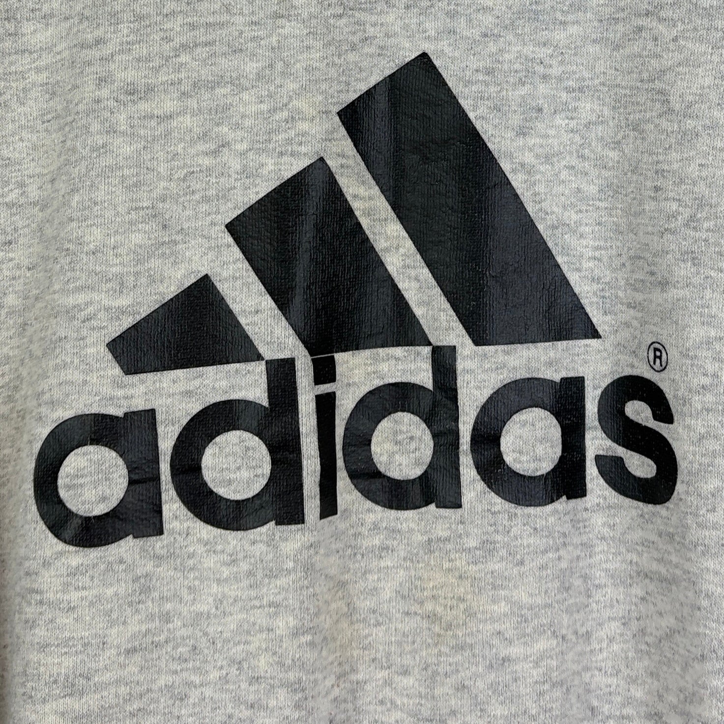 Adidas Vintage Sweater Logo grau M - Vinverse