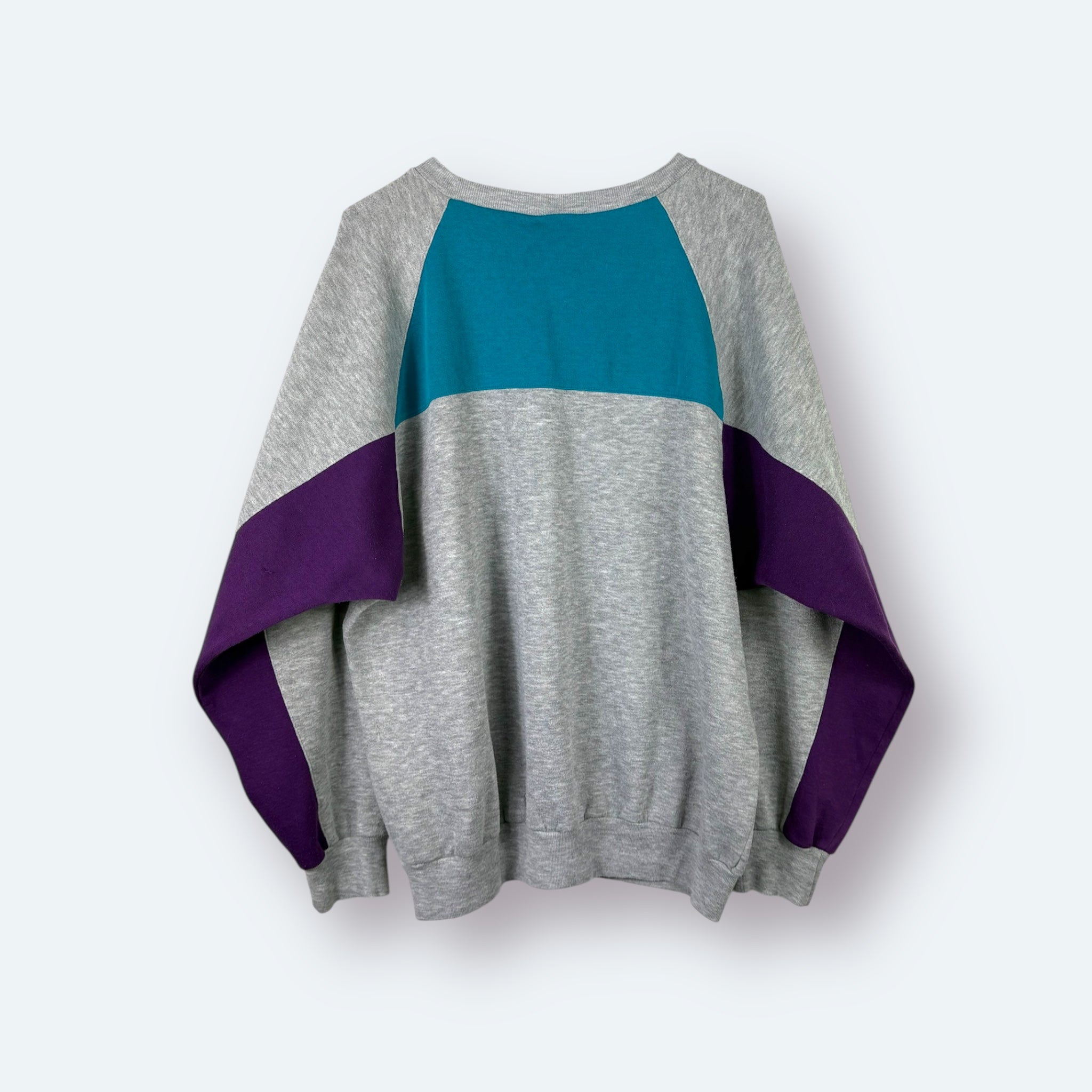 Adidas Vintage Sweater Grau Bunt M - Vinverse