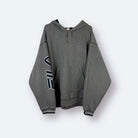 Fila Hoodie Ärmelstick Grau XL - Vinverse