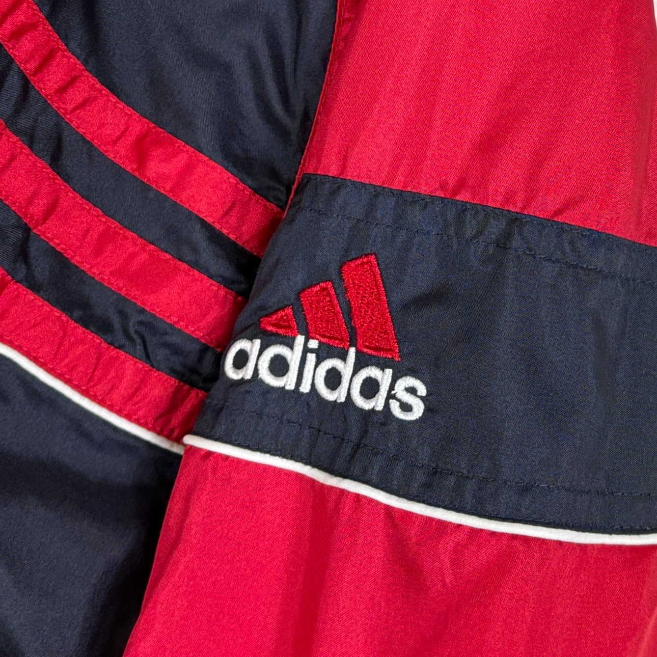 Adidas Trainingsjacke 2002 Rot Schwarz L - Vinverse