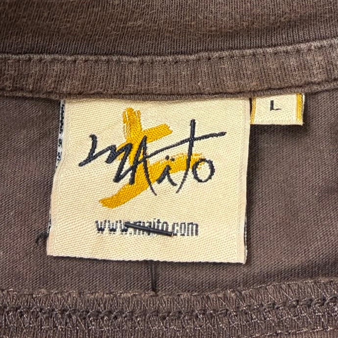 Maito Vintage T-Shirt Backprint Braun L - Vinverse