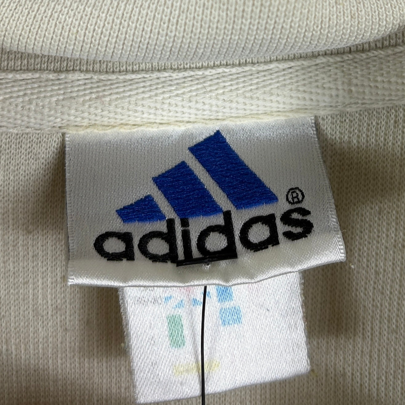Adidas Vintage Half Zip Beige L - Vinverse