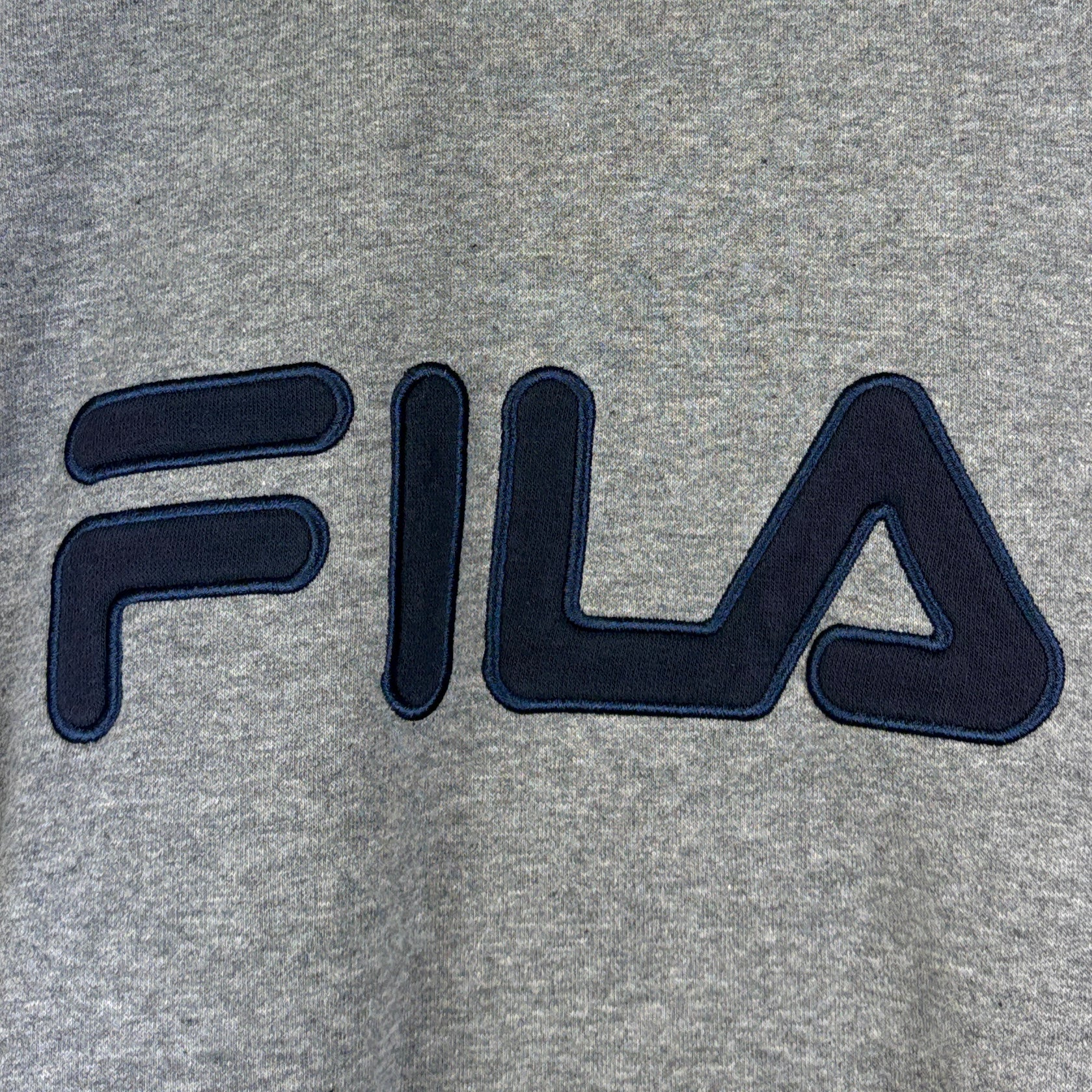 Fila Vintage Sweater Logo Stick Grau M - Vinverse