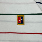 Nike Vintage T-Shirt Gestreift Weiß S - Vinverse