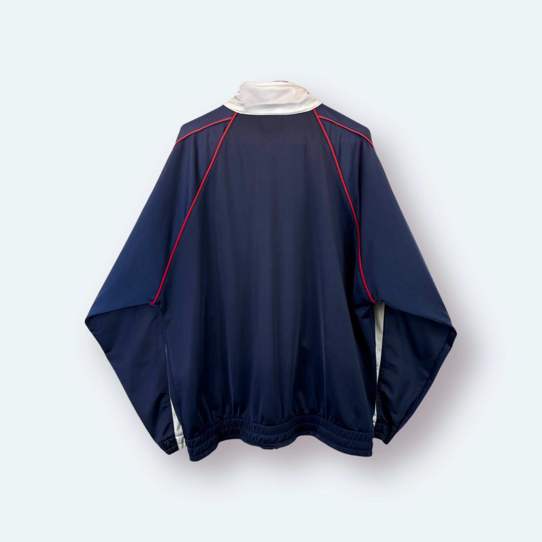 Reebok 90s Vintage Trainingsjacke Blau Rot Weiß M - Vinverse