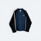 Adidas Vintage Trainingsjacke Blau Schwarz L - Vinverse
