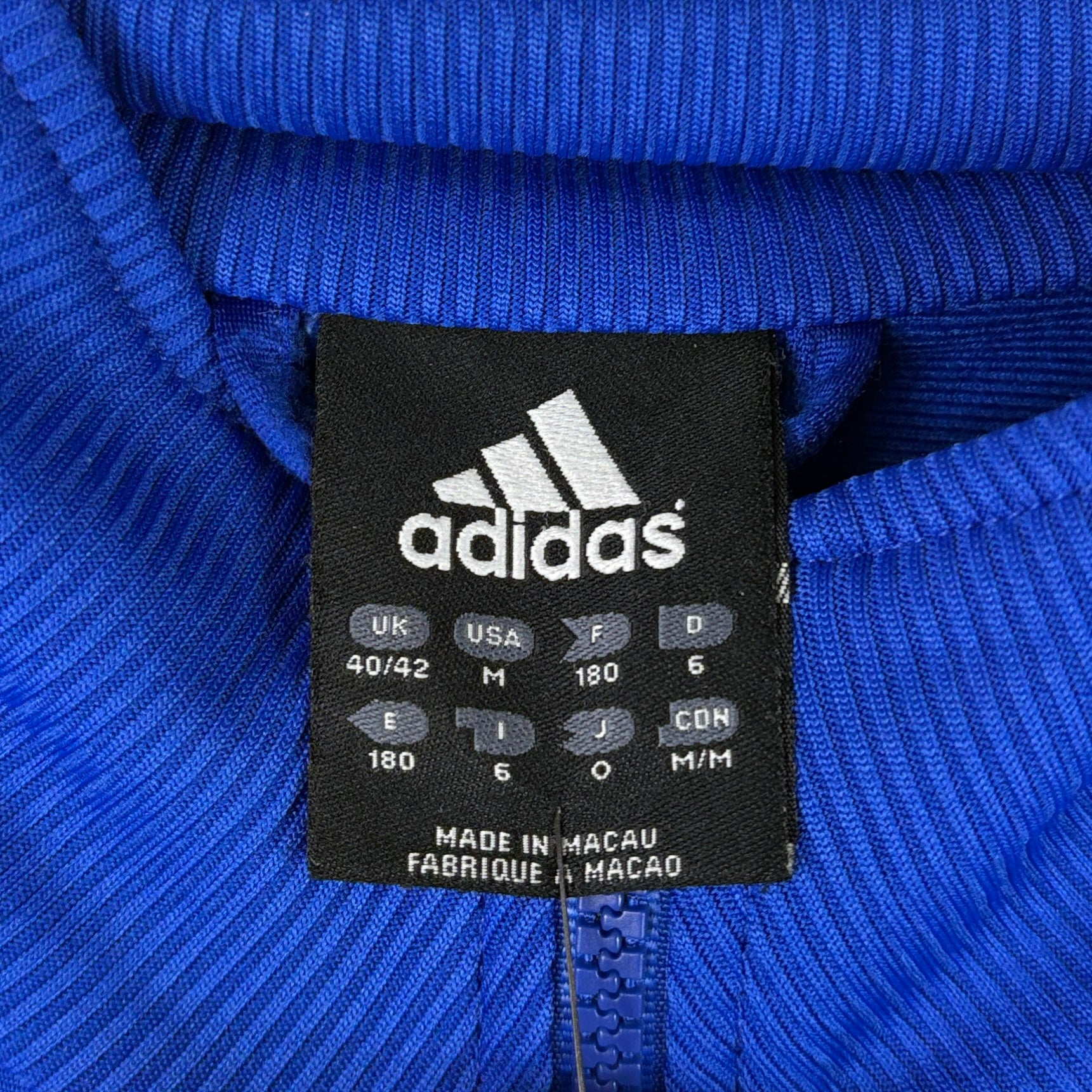 Adidas Vintage Trainingsjacke Blau M - Vinverse
