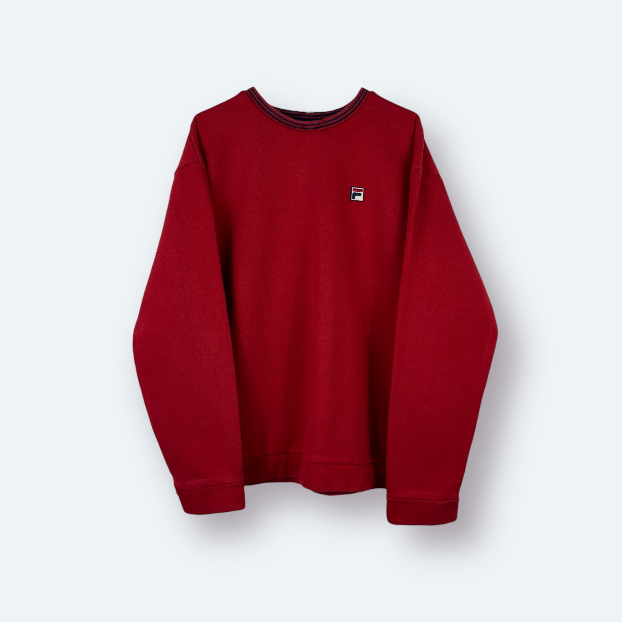 Fila 90s Vintage Sweater Rot XXL - Vinverse