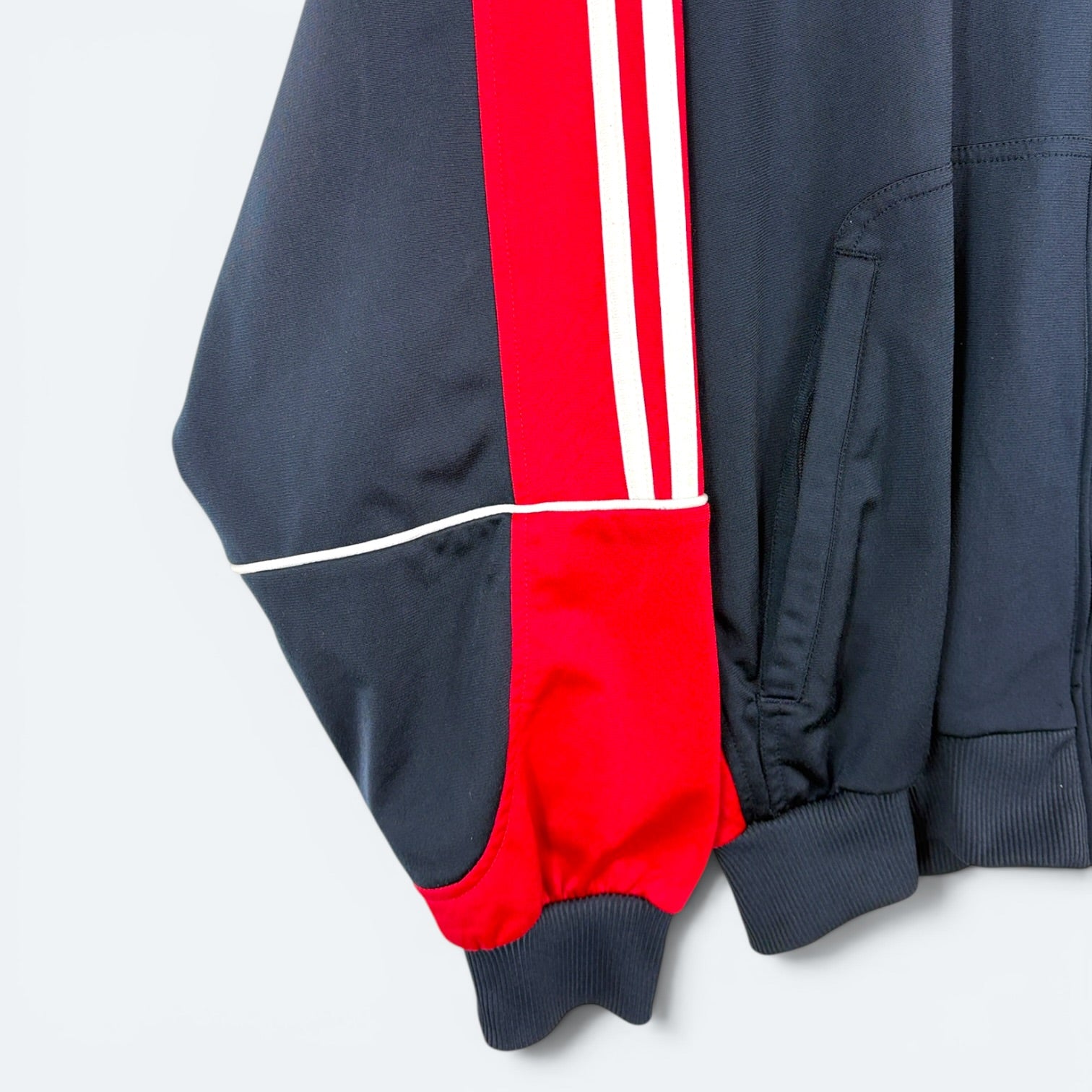 Adidas Trainingsjacke 2007 Marineblau Rot XL - Vinverse