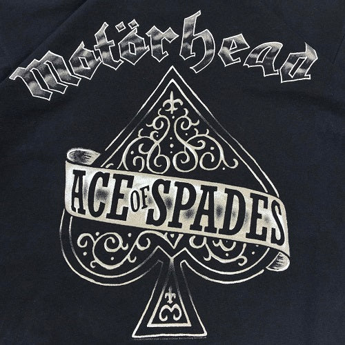 Fruit of the Loom Vintage Motörhead Ace of Spades Shirt Schwarz L - Vinverse