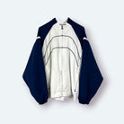 Adidas Vintage Trainingsjacke Blau Weiß XL - Vinverse