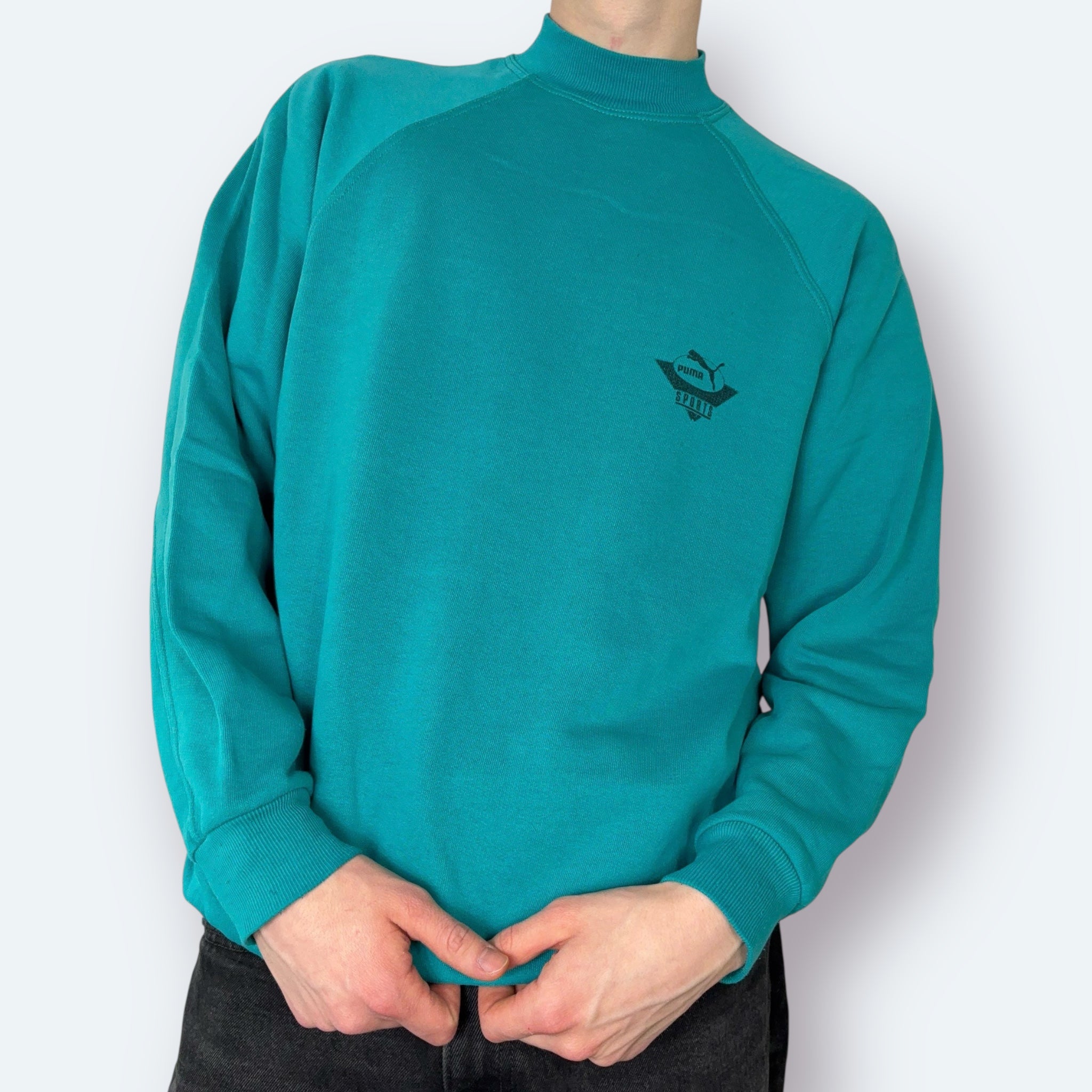 Puma 90s Vintage Sweater Türkis M - Vinverse
