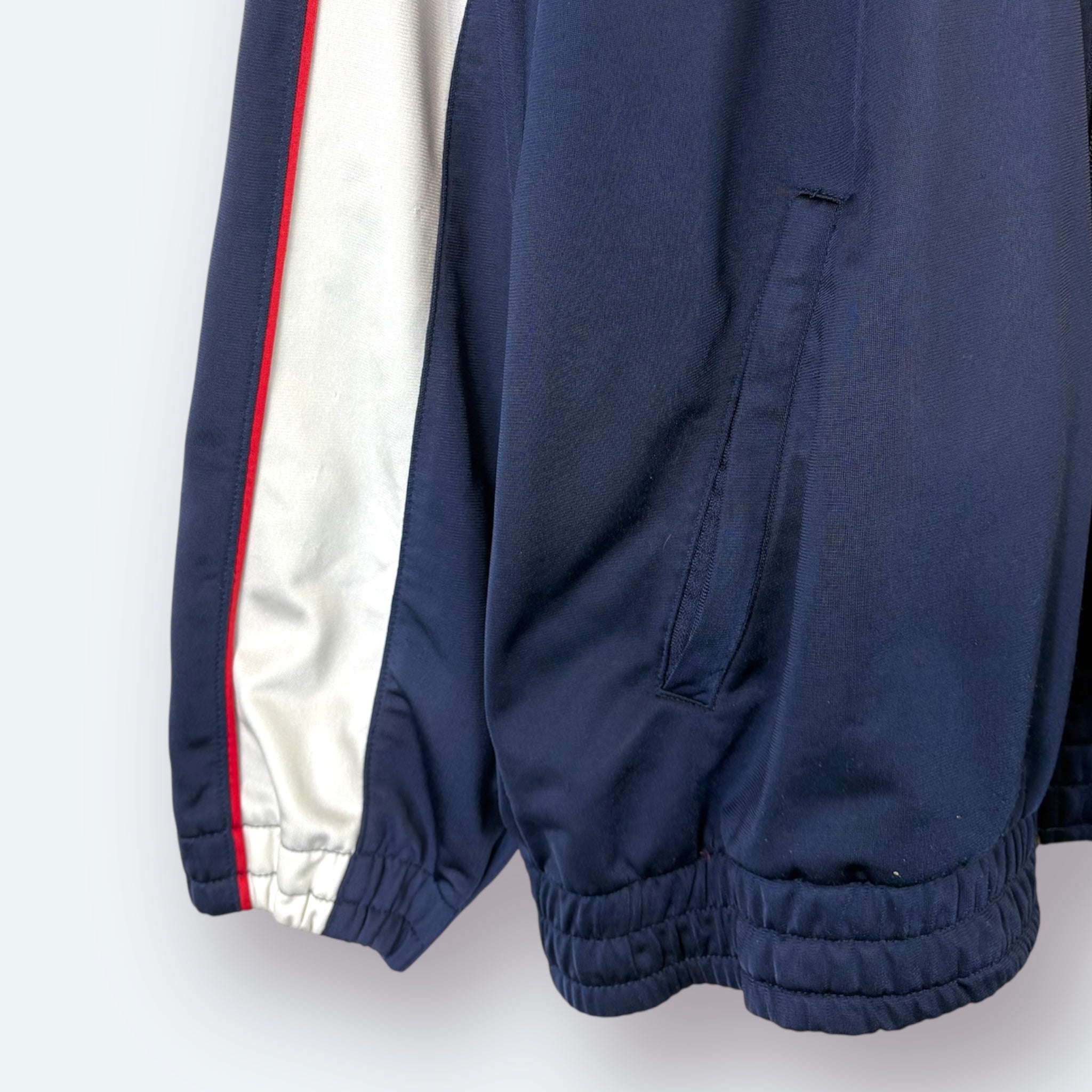 Reebok 90s Vintage Trainingsjacke Blau Rot Weiß M - Vinverse