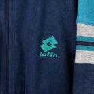 Lotto 90s Vintage Trainingsjacke Samt Blau XL - Vinverse