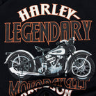 Harley Davidson Vintage T-Shirt Motorrad Print Schwarz XL - Vinverse
