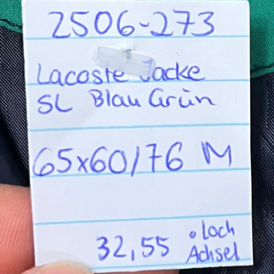 Lacoste Vintage Jacke Blau Grün M - Vinverse