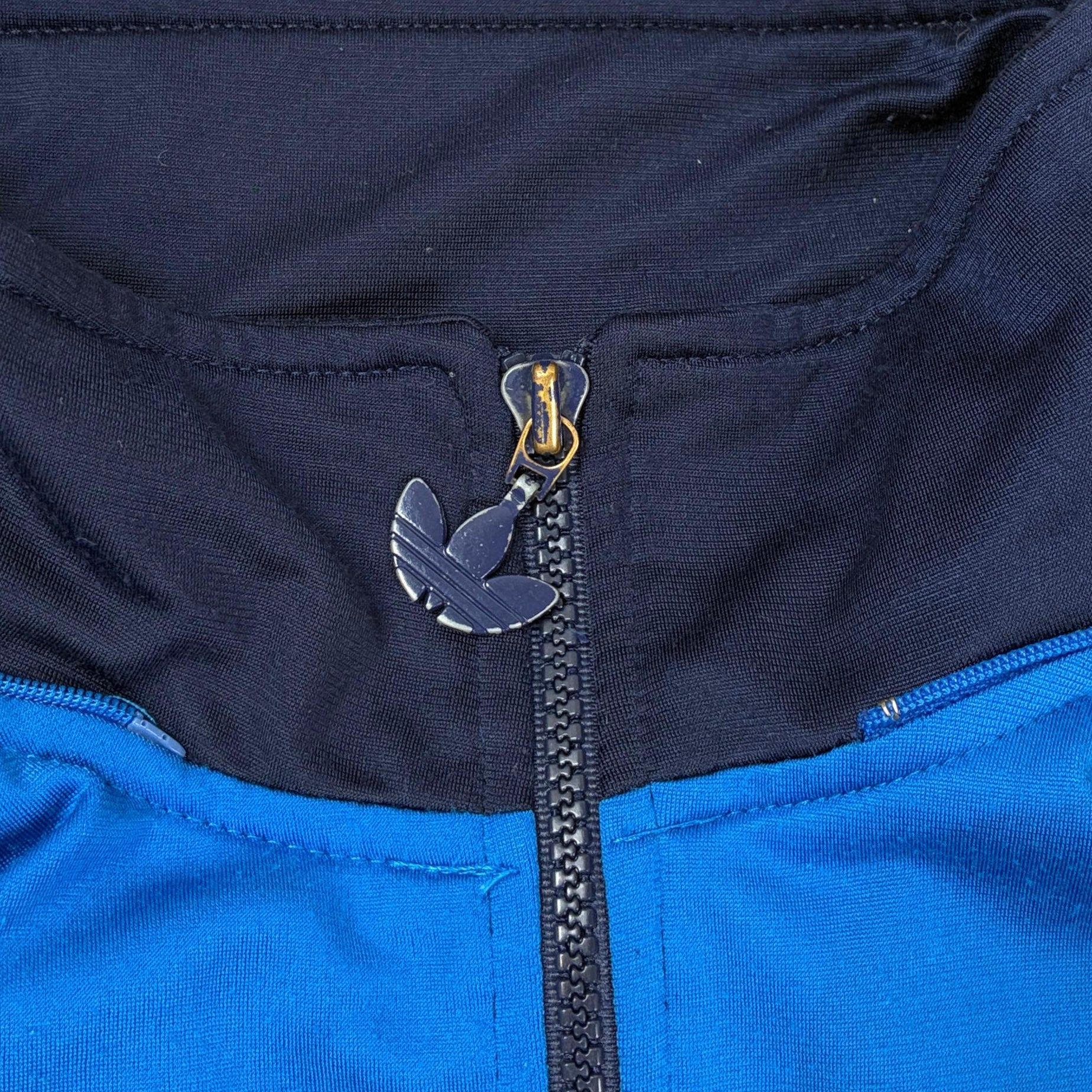 Adidas Vintage Trainingsjacke Blau M - Vinverse