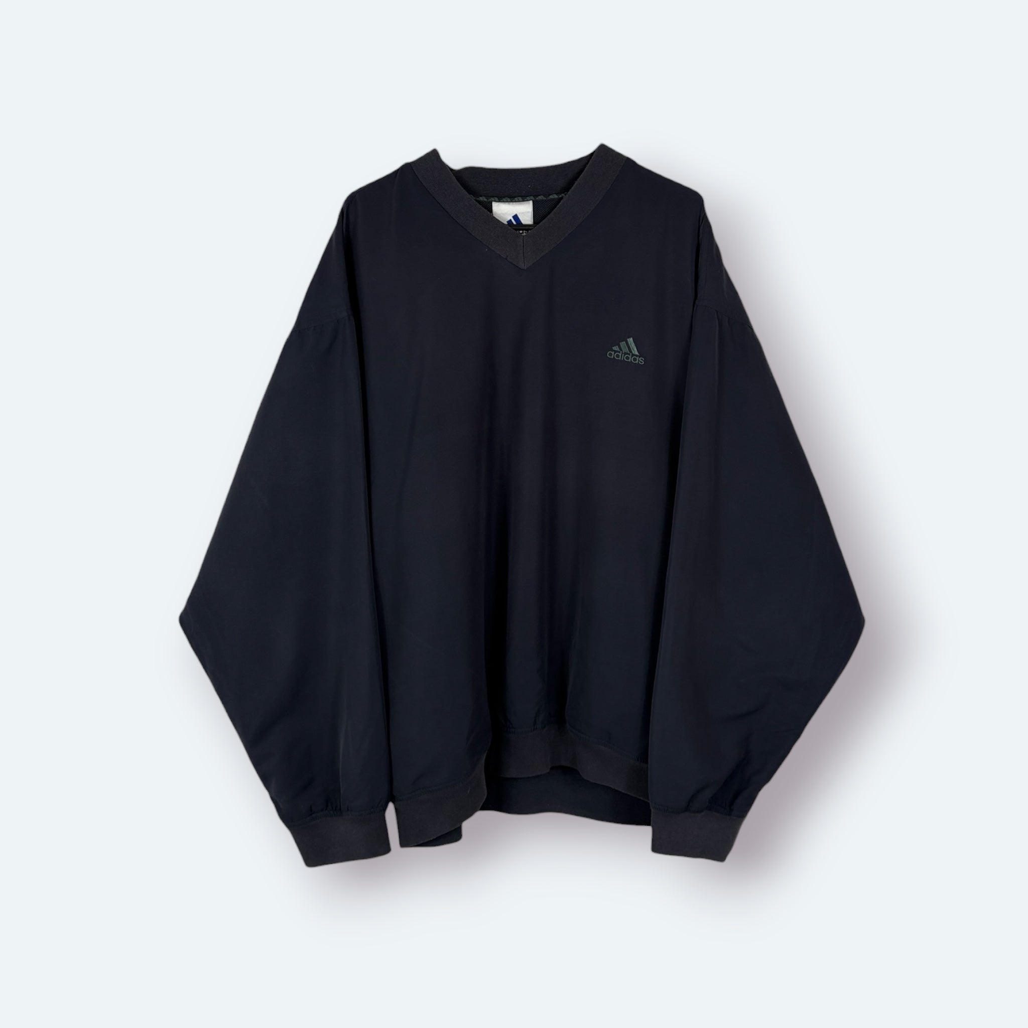 Adidas Windbreaker aus 2000 Dunkelgrau L - Vinverse