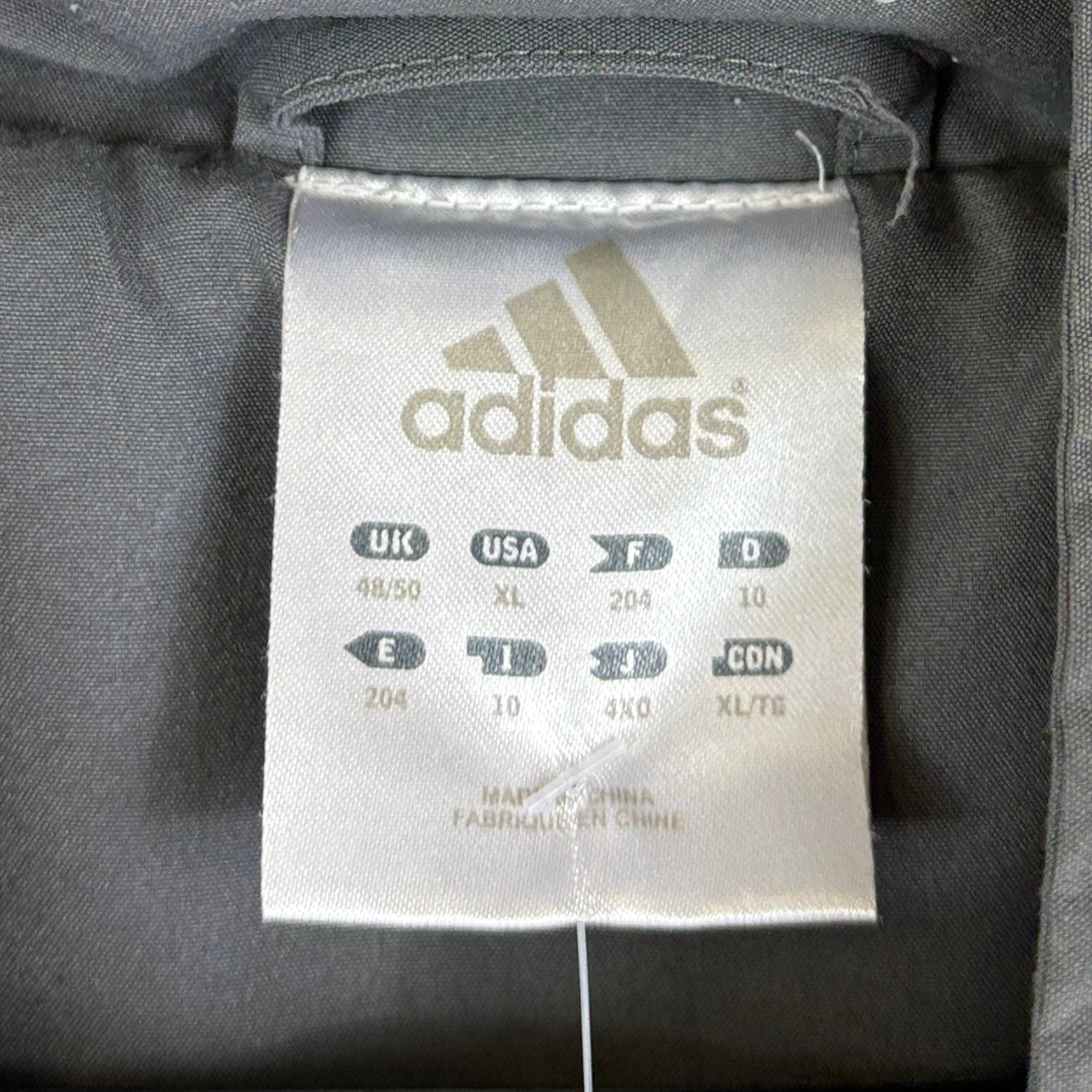 Adidas Vintage Trainingsjacke Grau XXL - Vinverse