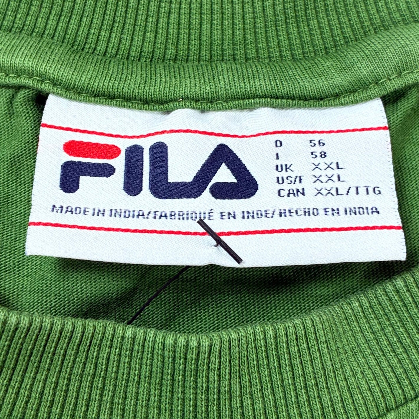 Fila Vintage Shirt Logo Grün XXL - Vinverse