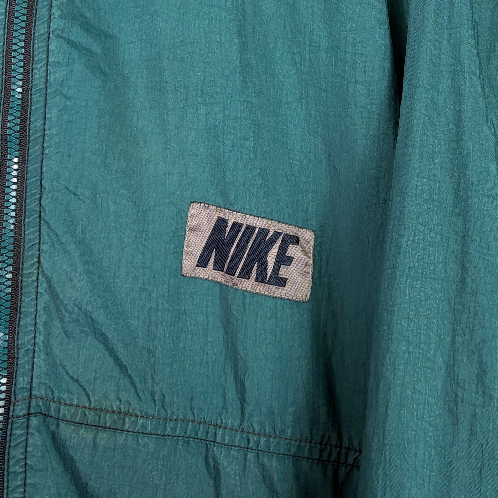 Nike Vintage Trainingsjacke Grün XL - Vinverse