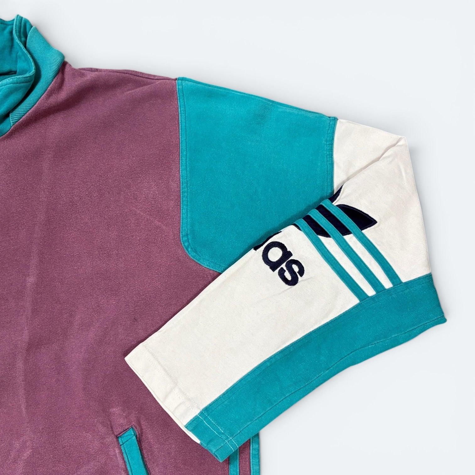 Adidas Vintage Trainingsjacke Lila Blau L - Vinverse