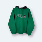 Fila Hoodie Big Logo Grün S - Vinverse