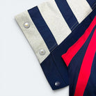 Adidas Vintage Trainingsjacke Kurzarm Blau Rot XL (FLECK ENTFERNBAR?) - Vinverse
