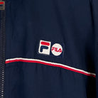 Fila 90s Vintage Trainingsjacke Marineblau L - Vinverse