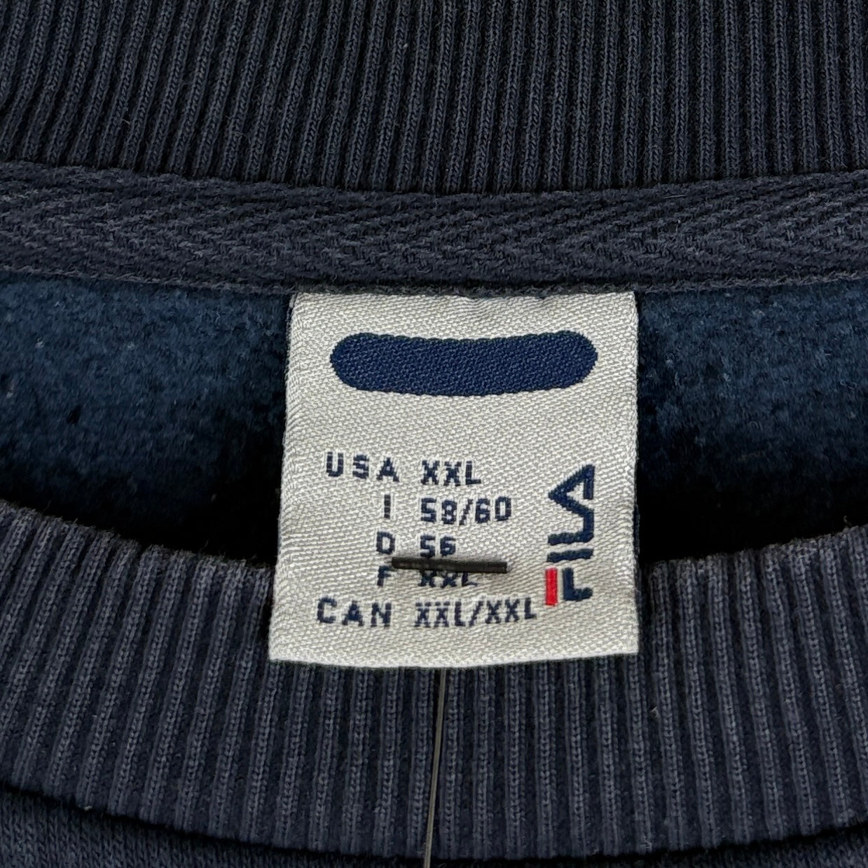Fila Retro Sweater Big Logo Marineblau XXL (FLEXK??) - Vinverse