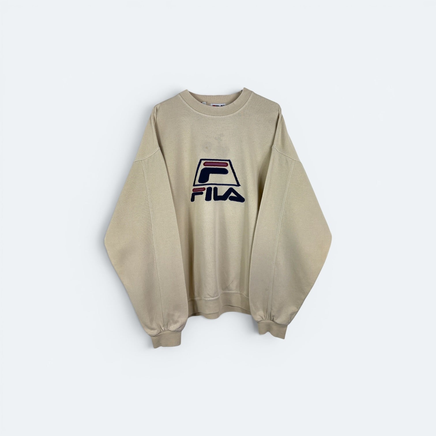 Fila Vintage Sweater 90s Beige L - Vinverse