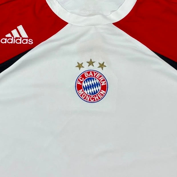 Adidas Vintage Trikot FC Bayern München Weiß XL - Vinverse