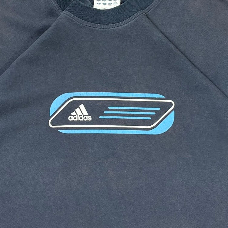 Adidas Vintage T-Shirt Blau L - Vinverse