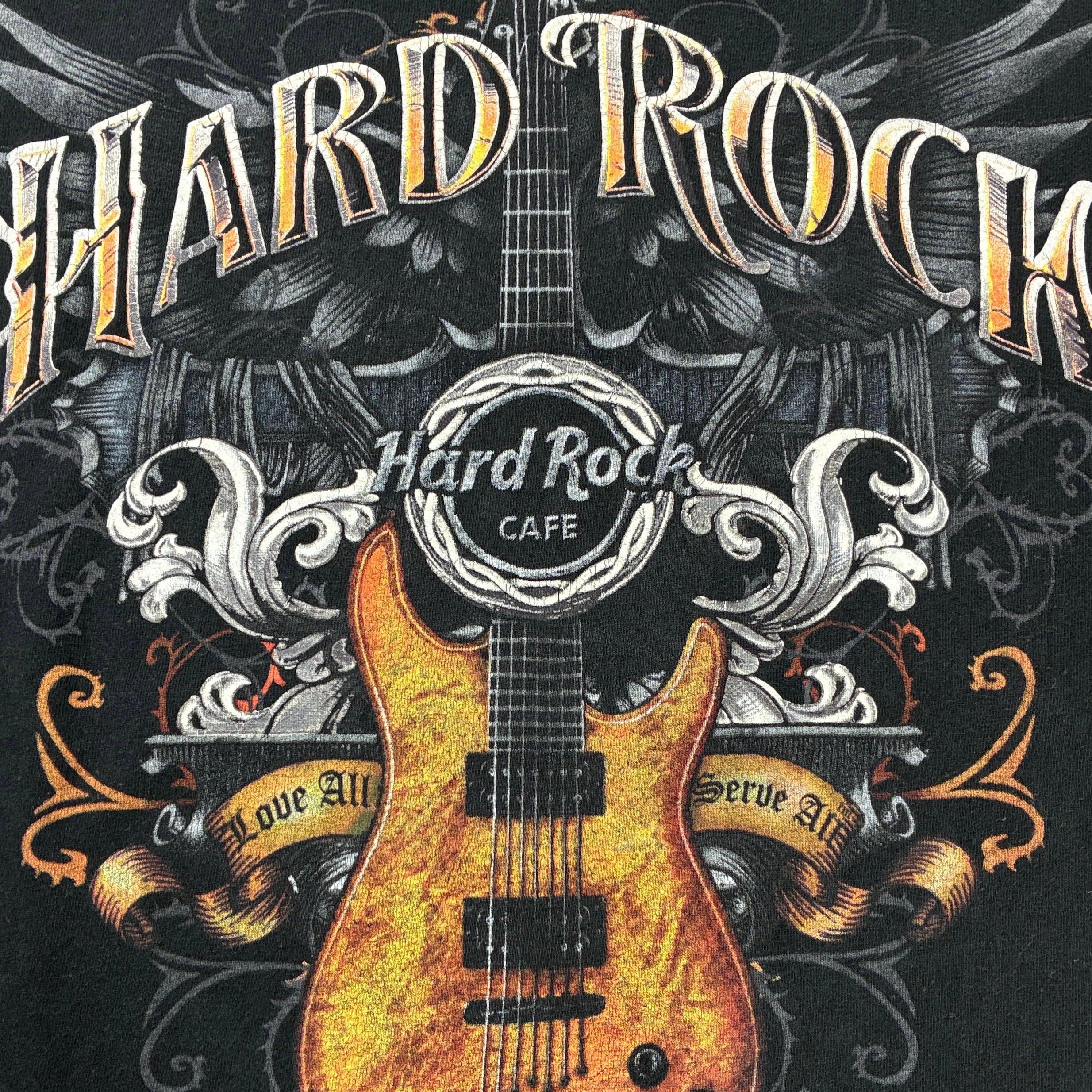 Hard Rock Print Shirt Schwarz M - Vinverse