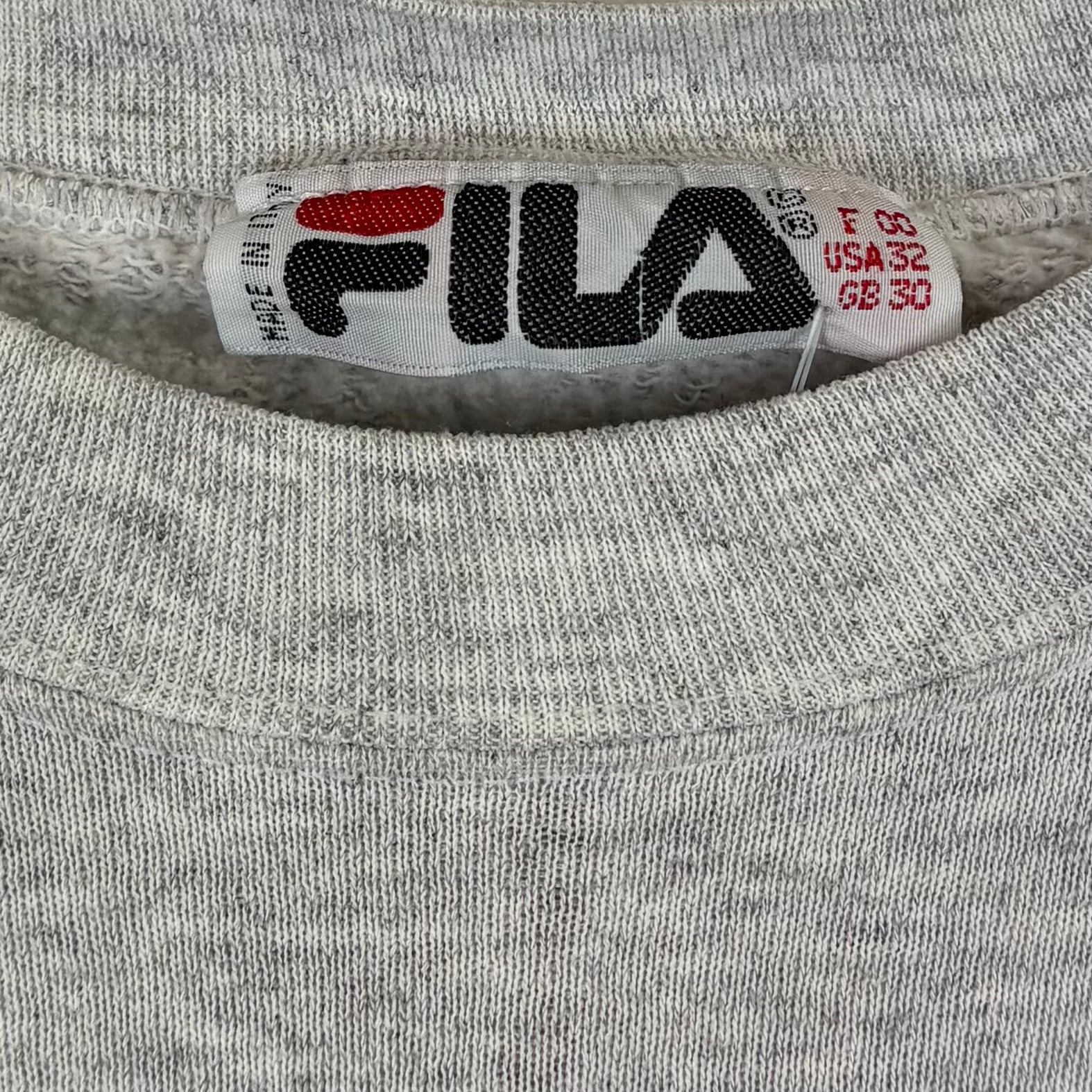Fila 90s Vintage Sweater Grau S - Vinverse